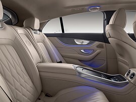 Mercedes-Benz AMG GT лифтбек (X290, 2018 - 2022 г.в.): задние сиденья