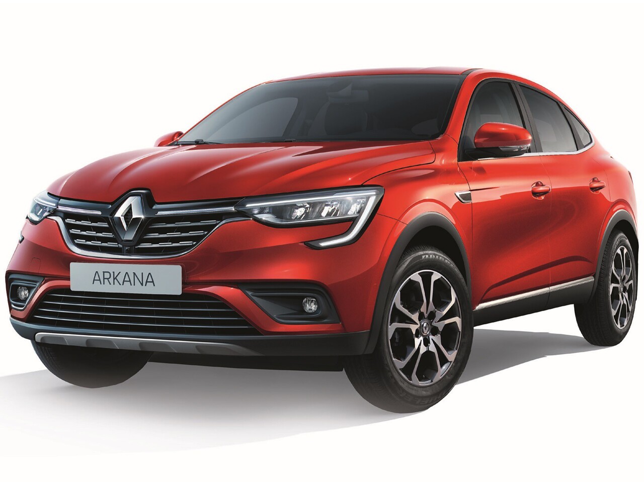 Renault Arkana (I поколение, 2019 - 2022 г.в.): вид спереди сбоку