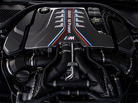 BMW M8 Гран Купе (F93, 2019 - 2022 г.в.): двигатель