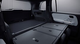Mercedes-Benz GLB-Класс (X247, 2019 - 2022 г.в.): багажник со сложенными сиденьями