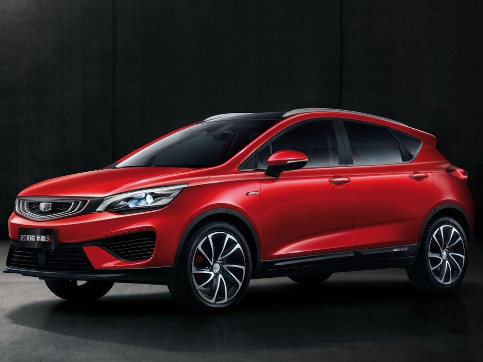 Geely GS (I поколение, 2016 - 2021 г.в.): вид спереди сбоку