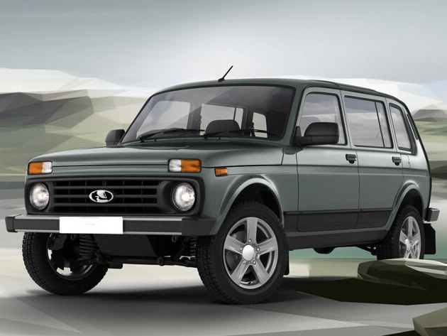 ВАЗ (Lada) Niva Legend 5-дв. (I поколение, 2021 - 2022 г.в.): вид спереди сбоку