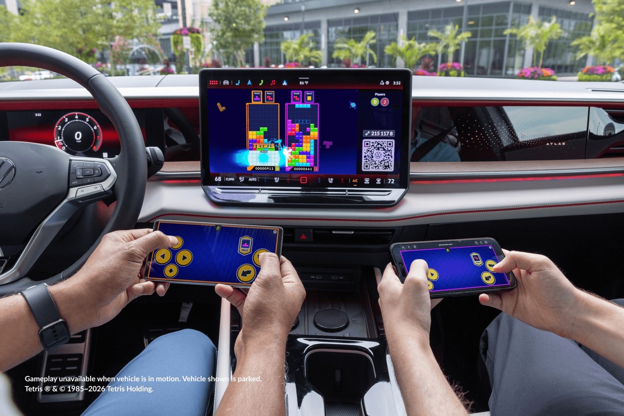 Volkswagen добавит Tetris и PAC-MAN в автомобили