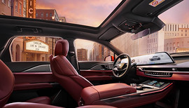 Cadillac начал продажи гибрида XT5 в Китае: передняя часть салона