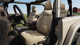 Jeep показала Wrangler JL-2A: сиденья при открытой двери
