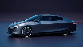 Volkswagen показала электропрототип Mission Efficiency с тремя рекордами: вид спереди сбоку
