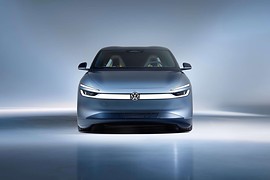 Volkswagen показала электропрототип Mission Efficiency с тремя рекордами: вид спереди