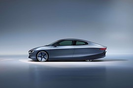 Volkswagen показала электропрототип Mission Efficiency с тремя рекордами: вид сбоку