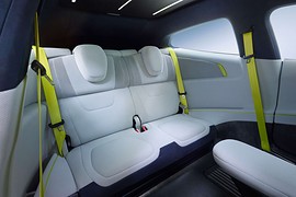 Volkswagen показала электропрототип Mission Efficiency с тремя рекордами: задний ряд сидений