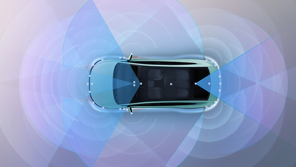 Nissan представила обновлённый N7: схема зоны работы датчиков